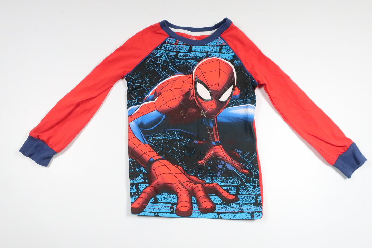 Todelt pyjamas med Spiderman fra Character.com - Størrelse 110 - Rød