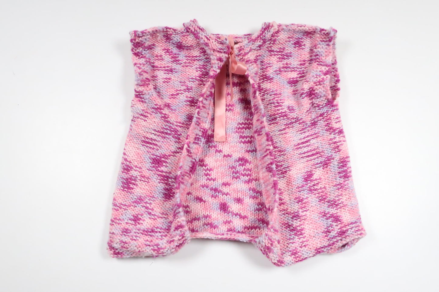 Strikket vest fra Unknown - Størrelse 86/92 - Lyserød
