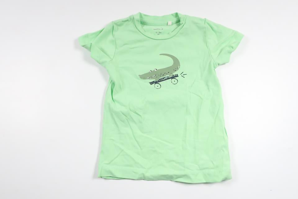 T-shirt fra Name It - Størrelse 68 - Grøn