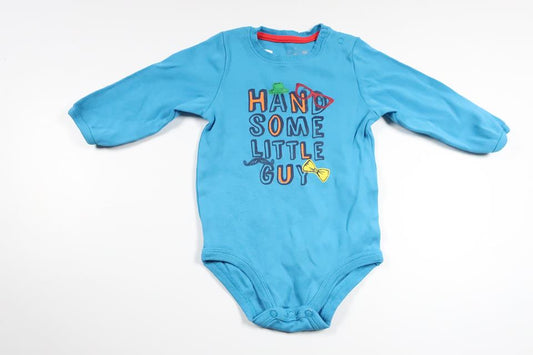 Bodysuit fra Petite Mini - Størrelse 68 - Blå