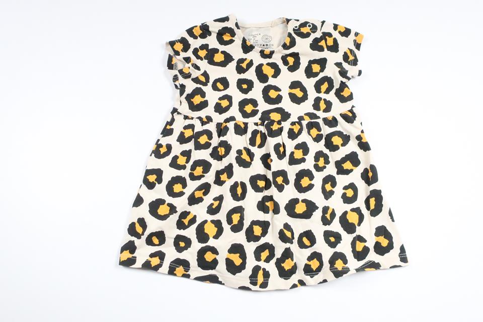 Leopardprintet kjole fra Lindex - Størrelse 68 - Beige