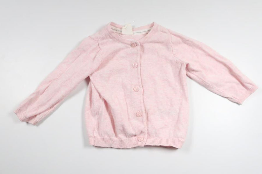 Strikket cardigan fra H&M - Størrelse 68 - Lyserød