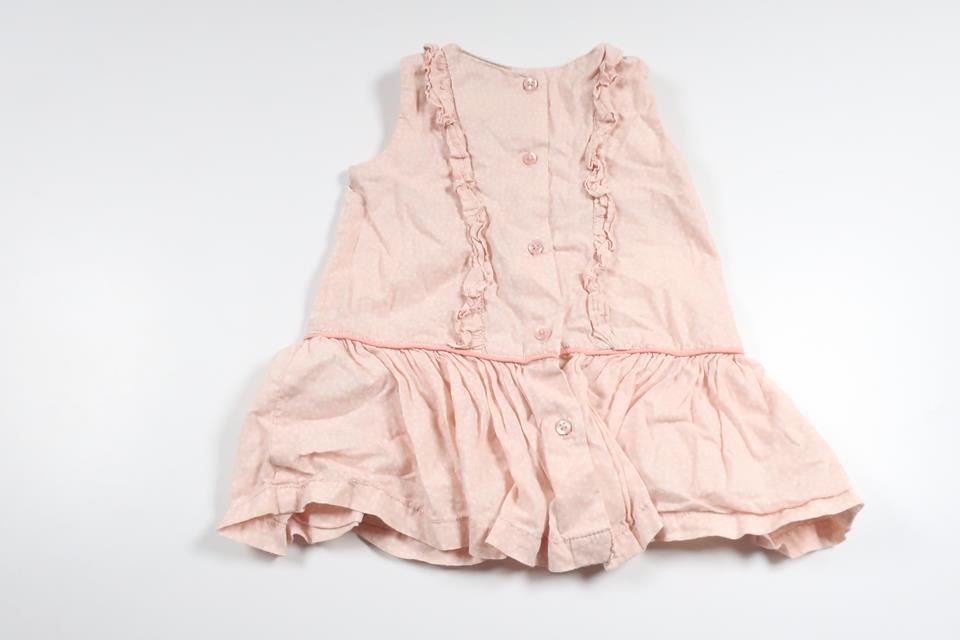 Prikket kjole fra Lindex - Størrelse 68 - Lyserød