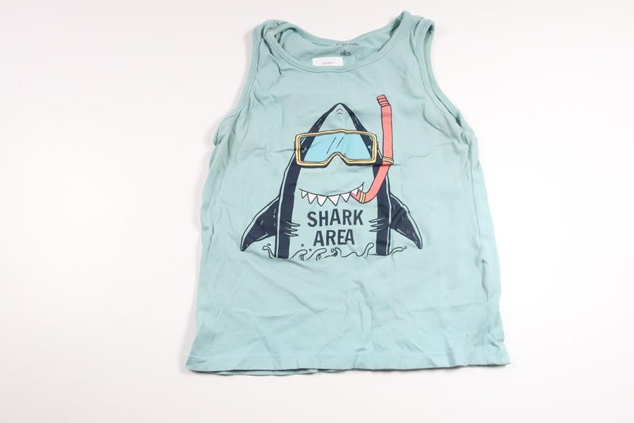 Tanktop fra Ellos - Størrelse 122/128 - Blå