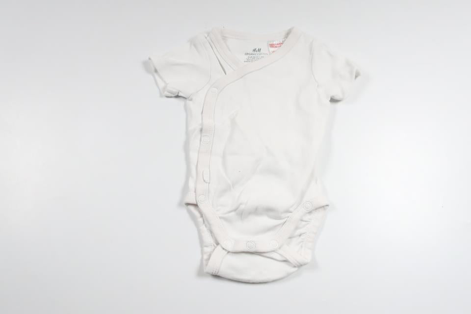 Wrap-body fra H&M - Størrelse 56 - Hvid