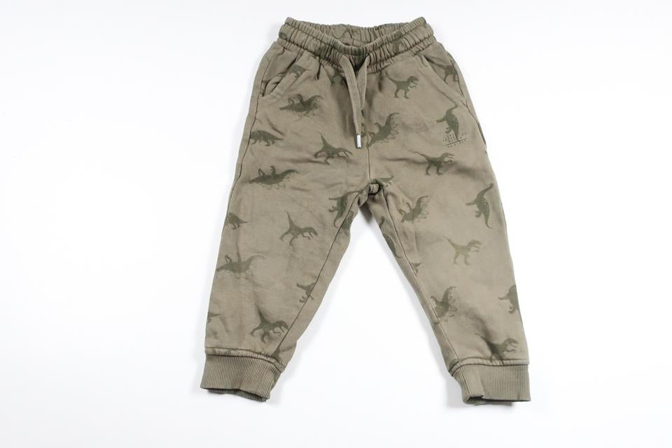 Bukser med dinosaurer fra Kappahl - Størrelse 86 - Grøn