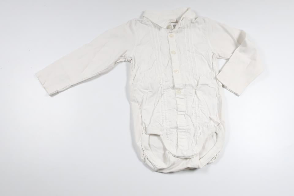 Finbody fra Lindex - Størrelse 80 - Hvid