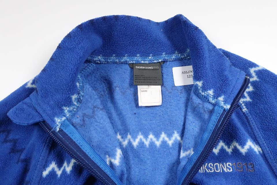 Fleecejakke fra Didriksons - Størrelse 80 - Blå