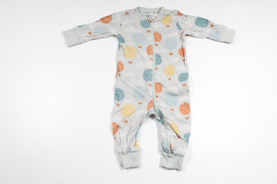 Pyjamas med balloner fra Lindex - Størrelse 62 - Blå