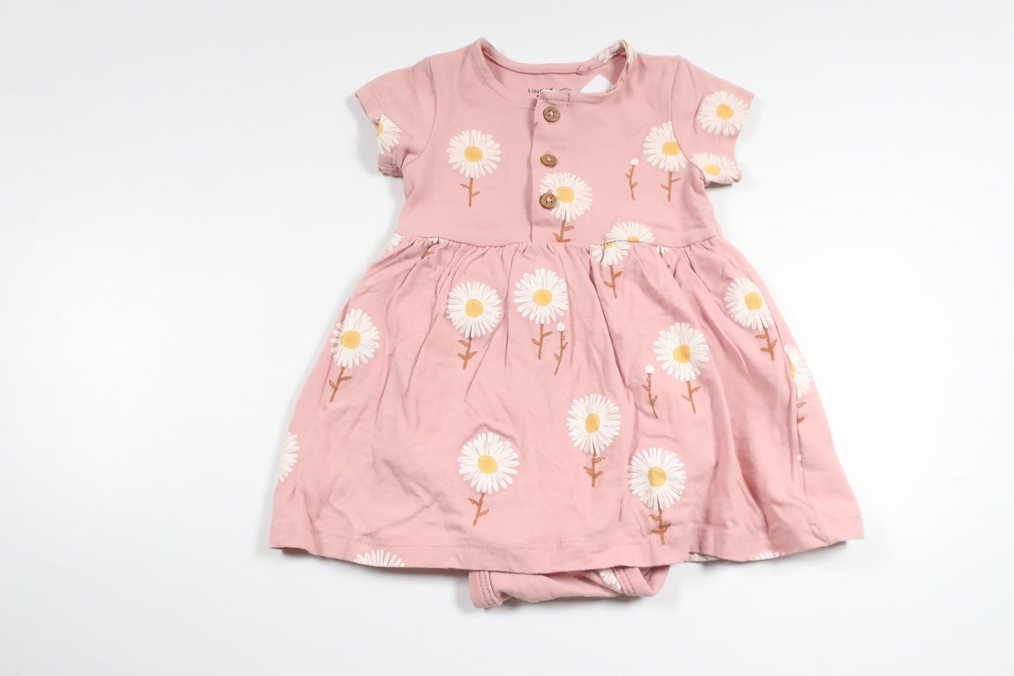 Kjole med indbygget body fra Lindex - Størrelse 62 - Lyserød