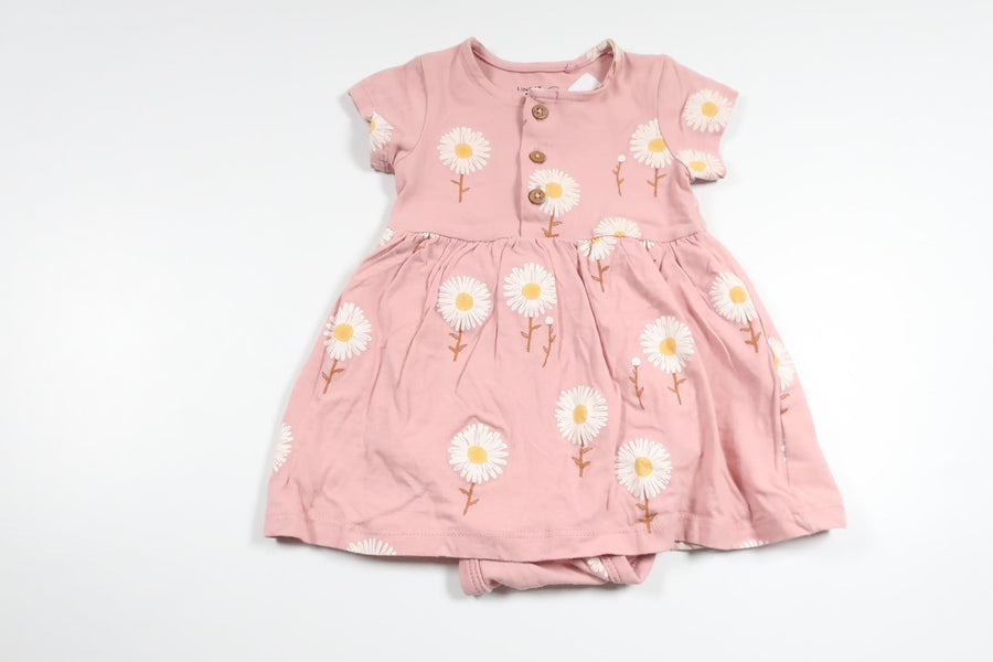 Kjole med indbygget body fra Lindex - Størrelse 62 - Lyserød