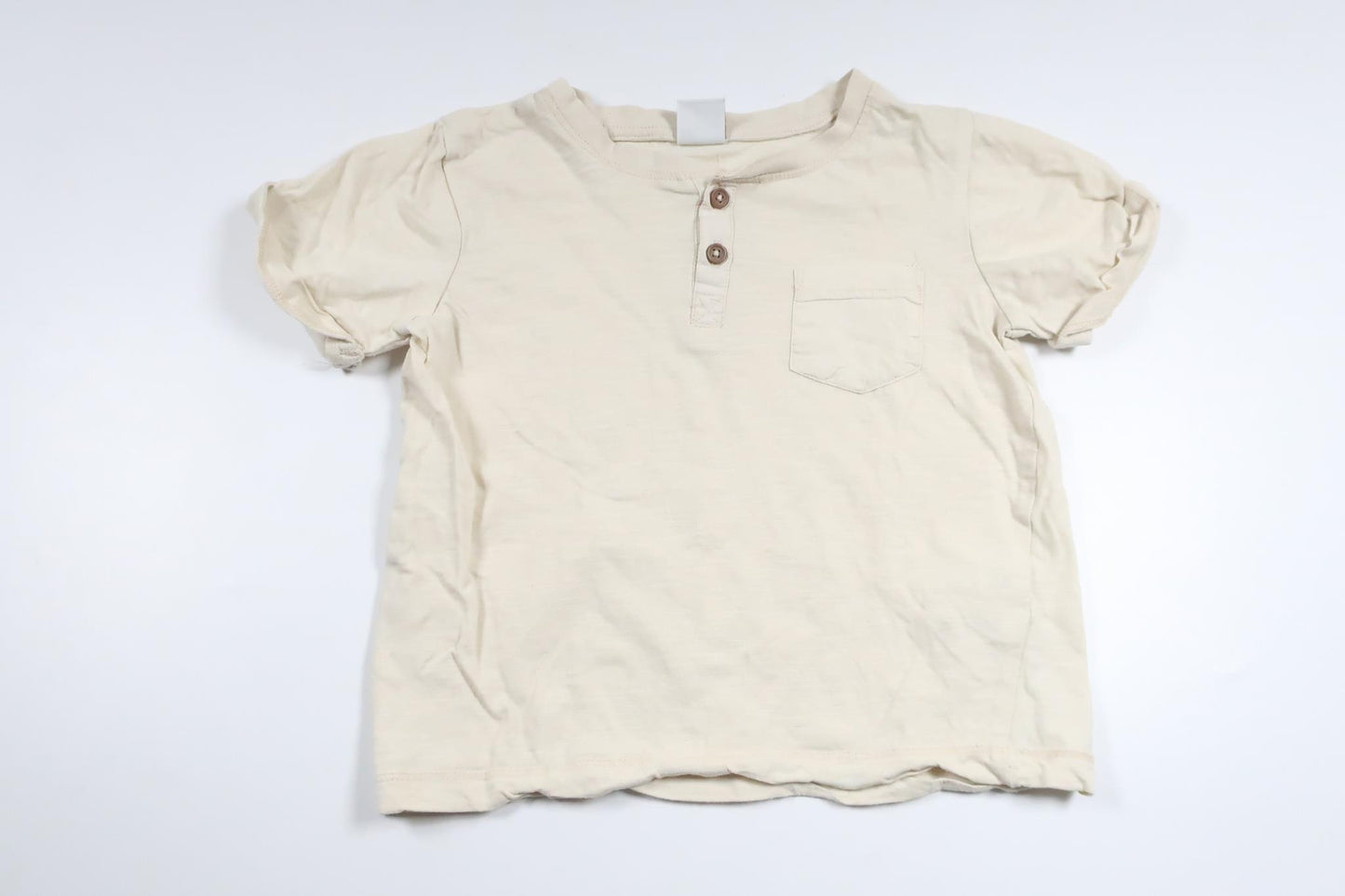 T-shirt fra Lindex - Størrelse 98/104 - Off-white