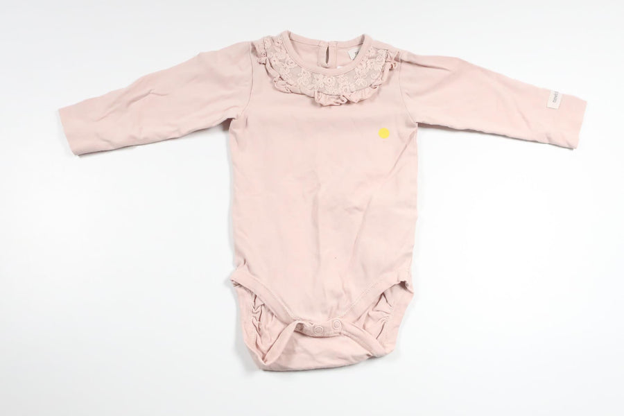 Bodysuit fra Newbie - Størrelse 68 - Lyserød