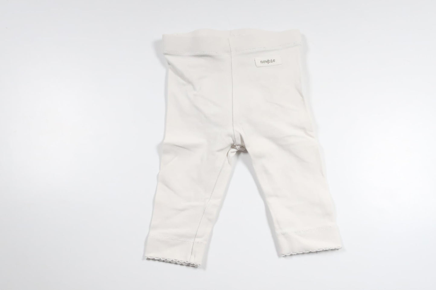 Flæsebukser til nybegyndere - Størrelse 56 - Hvid