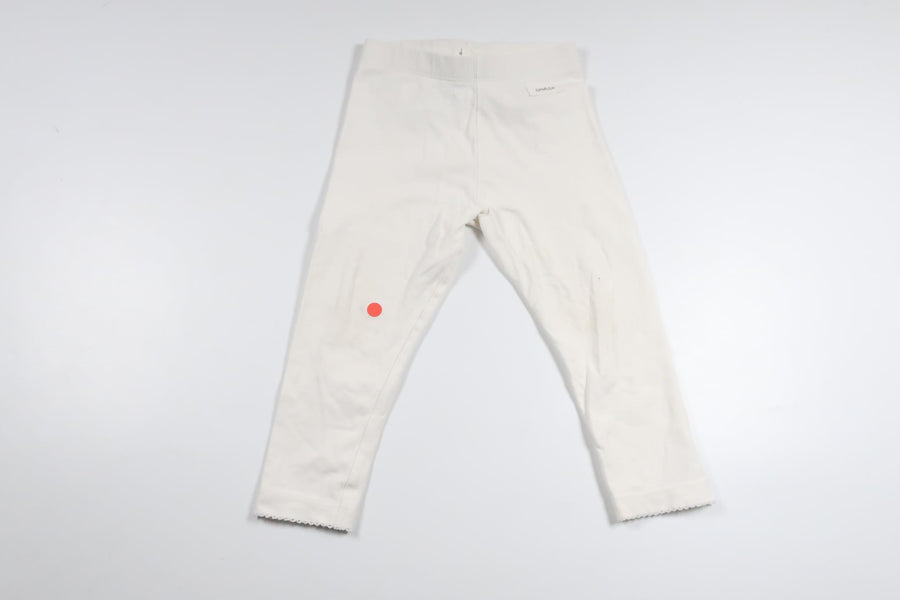 Bukser med sløjfe fra Newbie - Størrelse 86 - Hvid