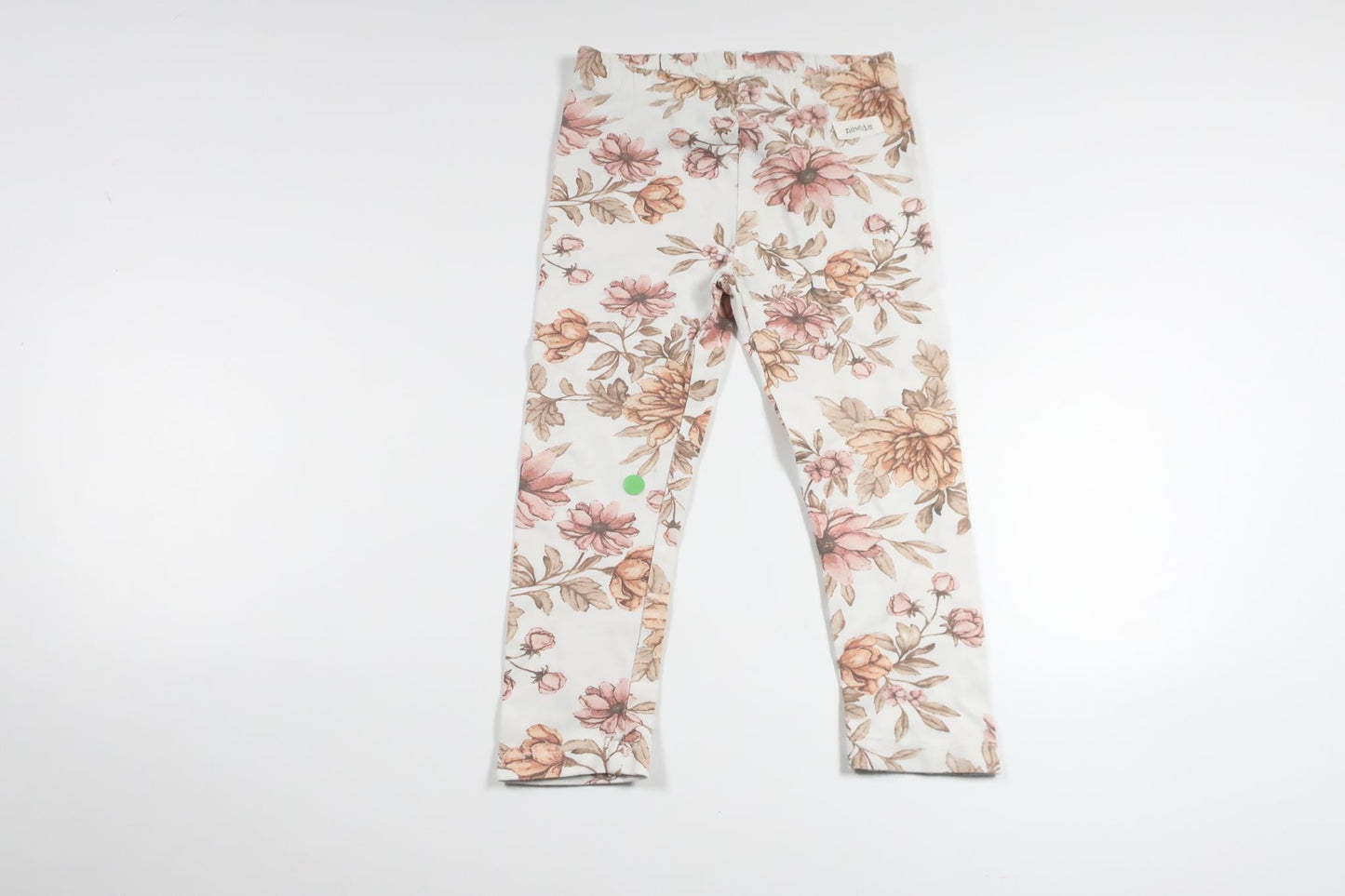 Blomsterbukser fra Newbie - Størrelse 92 - Hvid