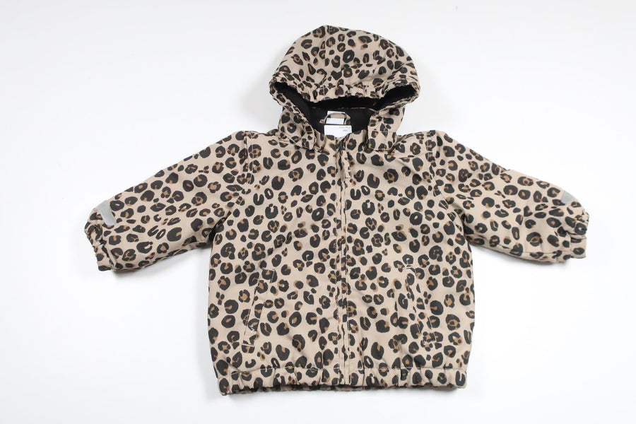 Tyndere fleeceforet jakke fra Lindex - Størrelse 80 - Beige