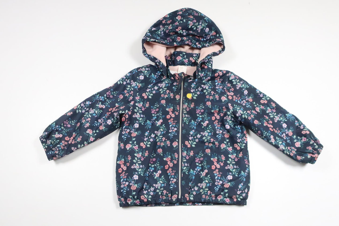 Fleeceforet vindjakke fra H&M - Størrelse 86 - Blå