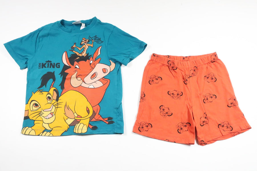 Todelt pyjamas med Løvernes Konge fra Disney - Størrelse 116 - Multifarvet
