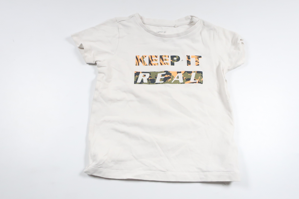 T-shirt fra Name It - Størrelse 98 - Hvid