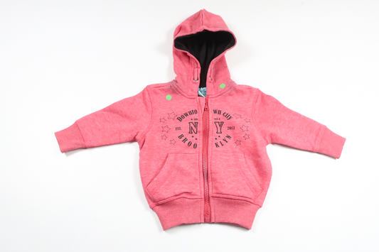 Hættejakke fra Little Rascals - Størrelse 68 - Rød