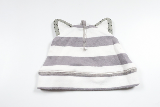 Hue med ører fra ICA I Love Eco - Størrelse 50 - Grå