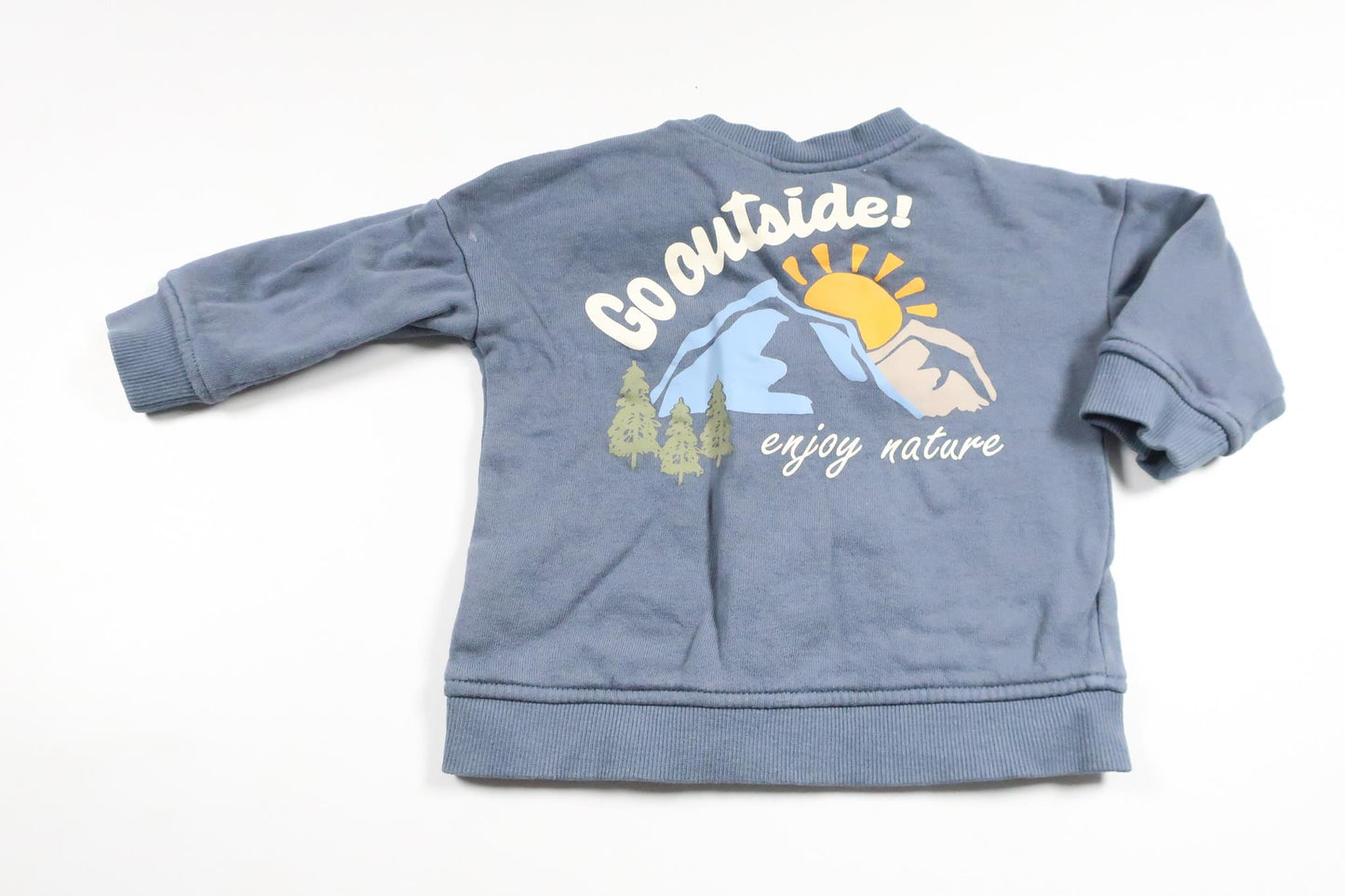 Sweatshirt fra H&M - Størrelse 68 - Blå