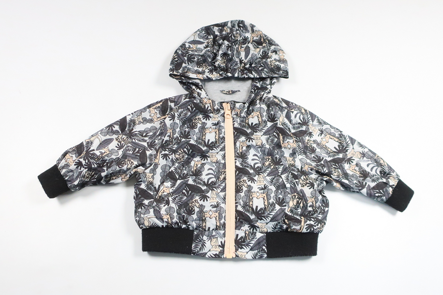 Vindjakke fra Unibaby - Størrelse 68 - Sort