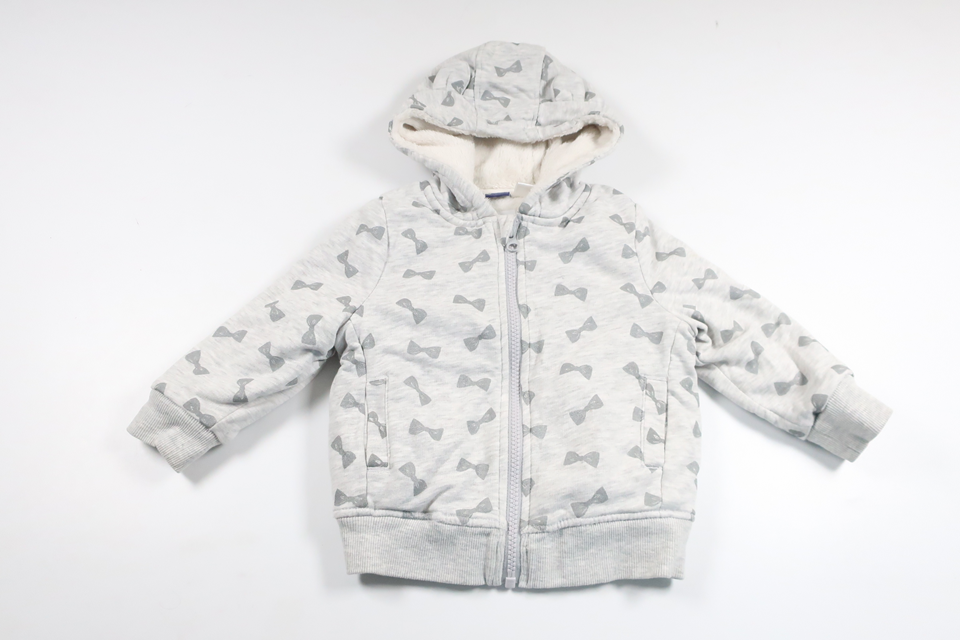 Hættetrøje med for fra Lupilu - Størrelse 86/92 - Grå