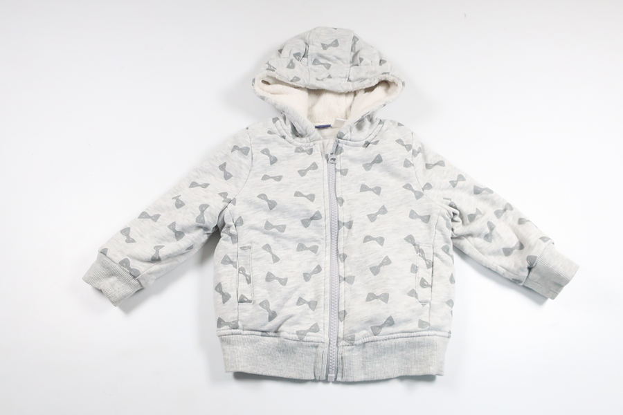 Hættetrøje med for fra Lupilu - Størrelse 86/92 - Grå