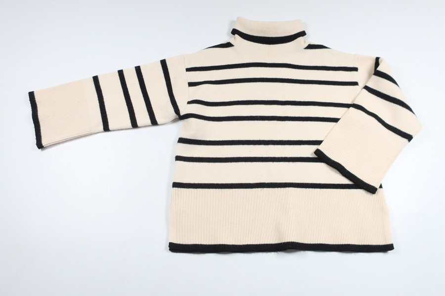 Strikket sweater fra Vero Moda Girl - Størrelse 116 - Off-white