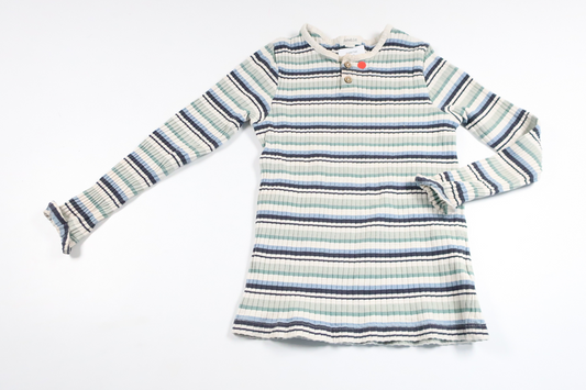 Ribstrikk sweater fra Newbie - Størrelse 110/116 - Blå