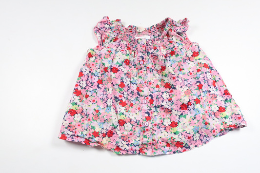 Blomstertunika fra H&M - Størrelse 92 - Lyserød