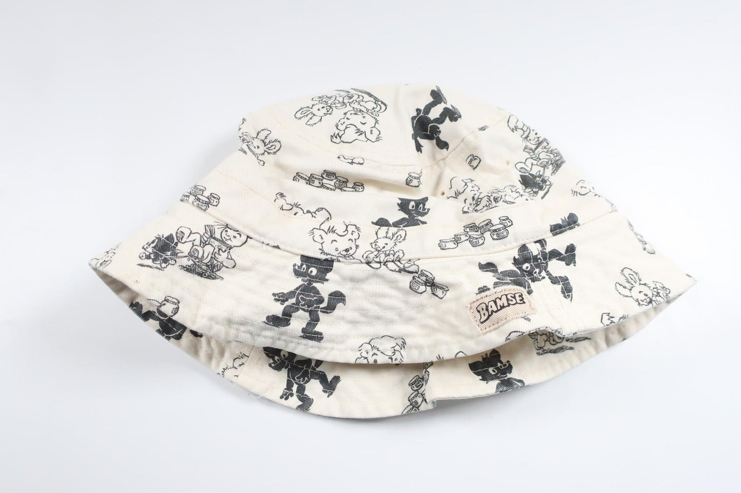 Solhat fra Bamse by Lindex - Størrelse 52/54 - Off-white