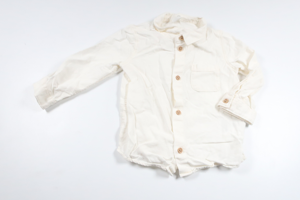 Skjorte fra H&M - Størrelse 80 - Off-white