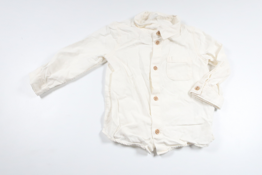 Skjorte fra H&M - Størrelse 80 - Off-white