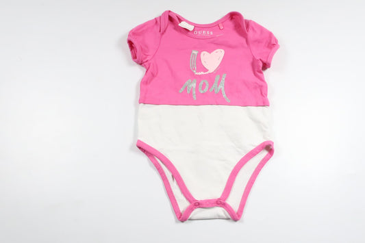 Bodysuit fra Guess - Størrelse 74 - Lyserød
