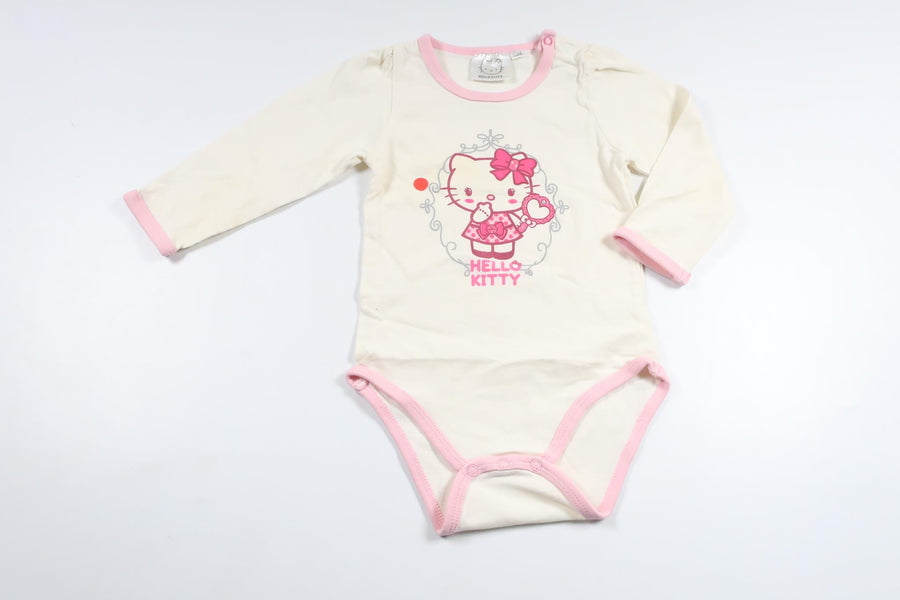 Bodysuit fra Hello Kitty - Størrelse 74/80 - Off-white