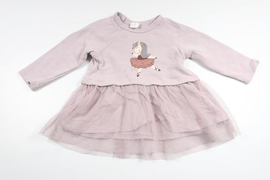 Kjole med enhjørning fra H&M - Størrelse 74 - Lilla