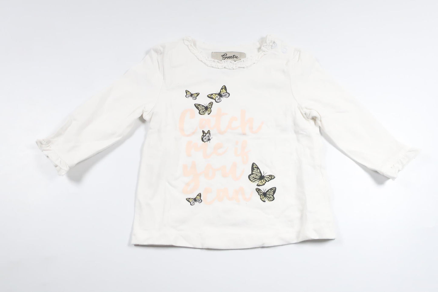 Sweater fra Sweetie - Størrelse 68 - Hvid
