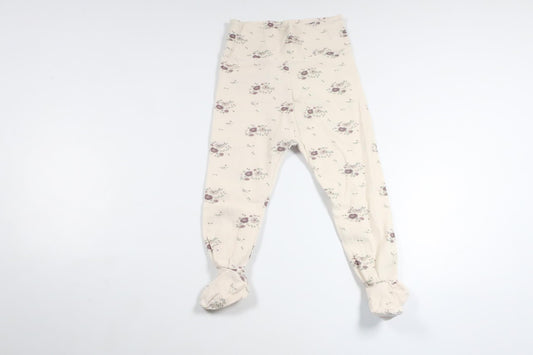 Blomsterbukser fra Bloom & Cotton - Størrelse 74/80 - Off-white