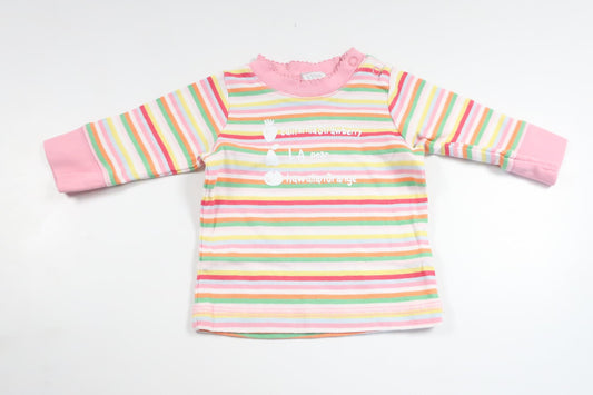 Stribet sweater fra Lindex - Størrelse 56 - Multifarvet