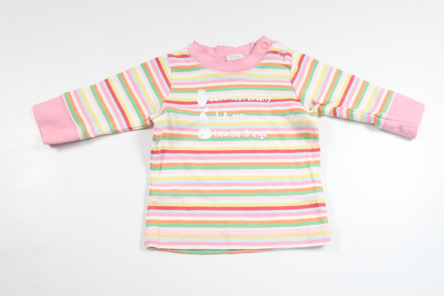 Stribet sweater fra Lindex - Størrelse 56 - Multifarvet