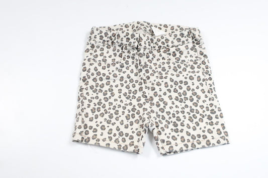 Leopardprintede shorts fra H&M - Størrelse 74 - Beige