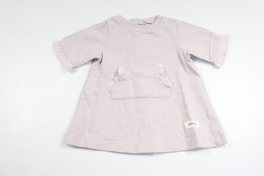 Sweatshirtkjole fra Newbie - Størrelse 56 - Lilla