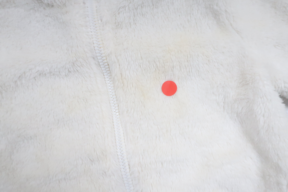 Fleecejakke fra Baby Outwear - Størrelse 62 - Hvid