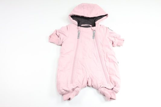 Fleeceforede overalls fra Nordbjörn - Størrelse 56 - Pink