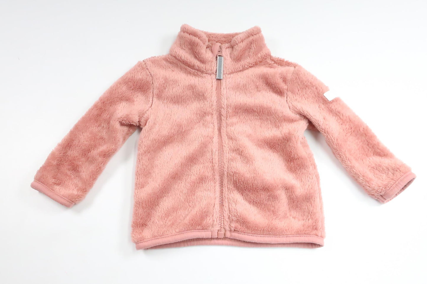 Fleecejakke fra Baby Outwear - Størrelse 68 - Lyserød