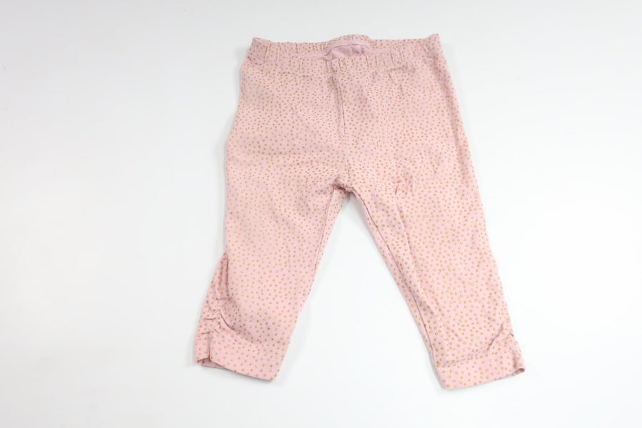 Polkaprikkede leggings fra Åhléns - Str. 62/68 - Pink