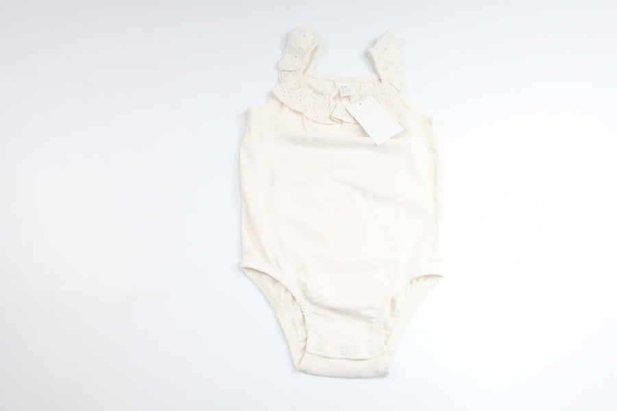 Bodysuit fra H&M - Størrelse 92 - Off-white
